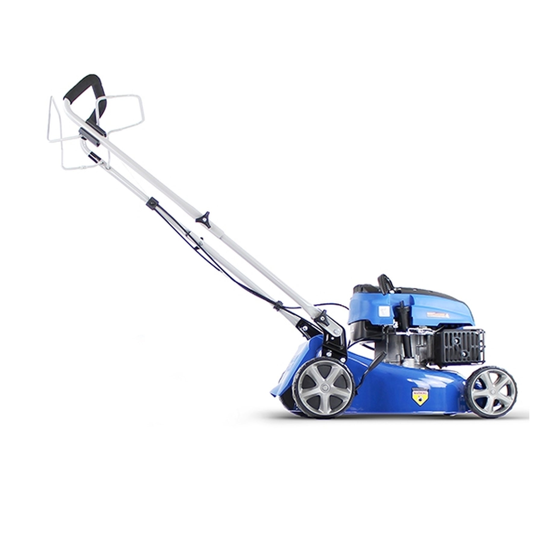 Hyundai HYM430SP 43cm Self-Propelled Petrol Lawnmower 139cc Engine, 25-75mm Cut & Rear Discharge
