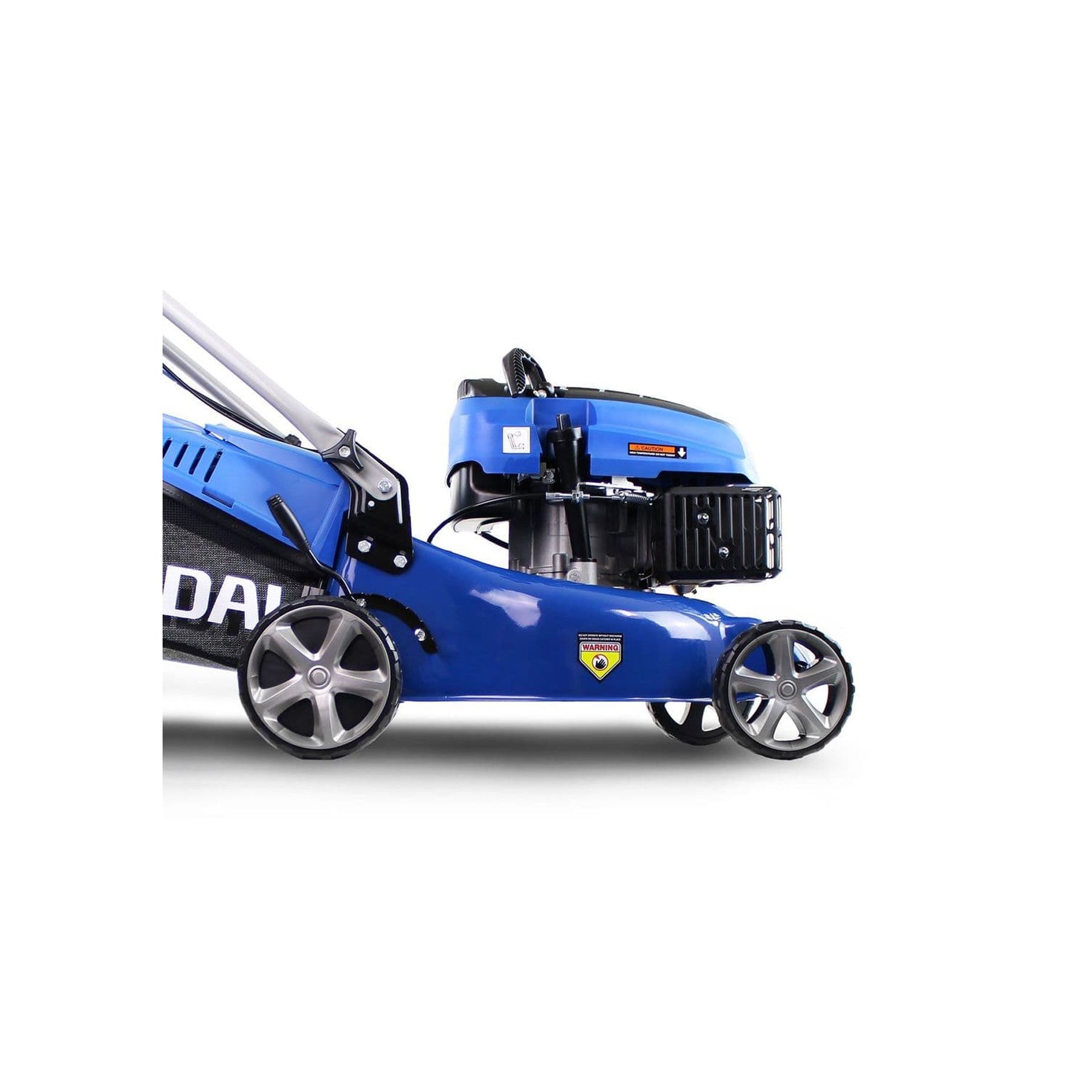 Hyundai HYM430SP 43cm Self-Propelled Petrol Lawnmower 139cc Engine, 25-75mm Cut & Rear Discharge