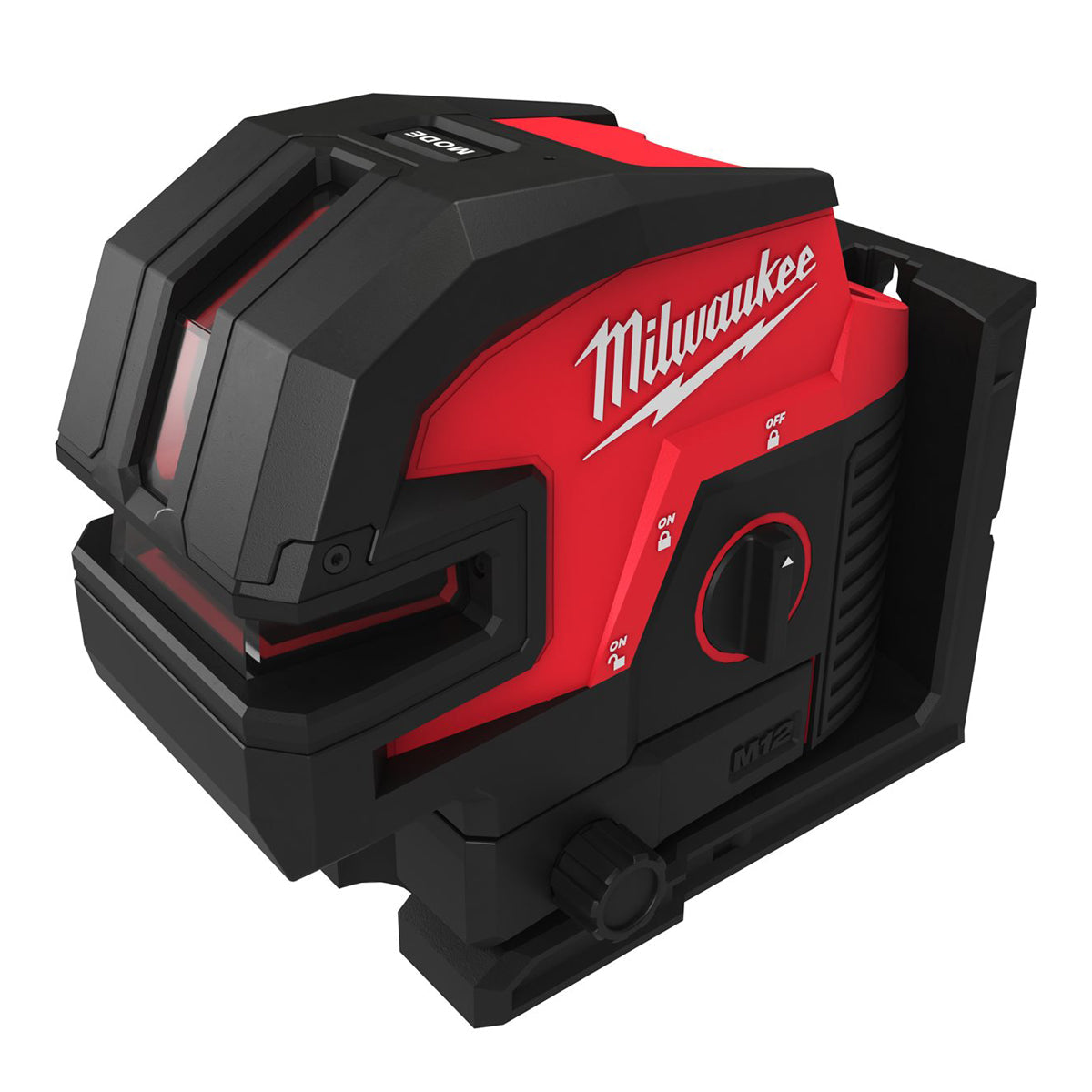Milwaukee M12CLL4P-201C 12V 4 Points Green Cross Line Laser with 1 x 2.0Ah Battery, Charger & Case