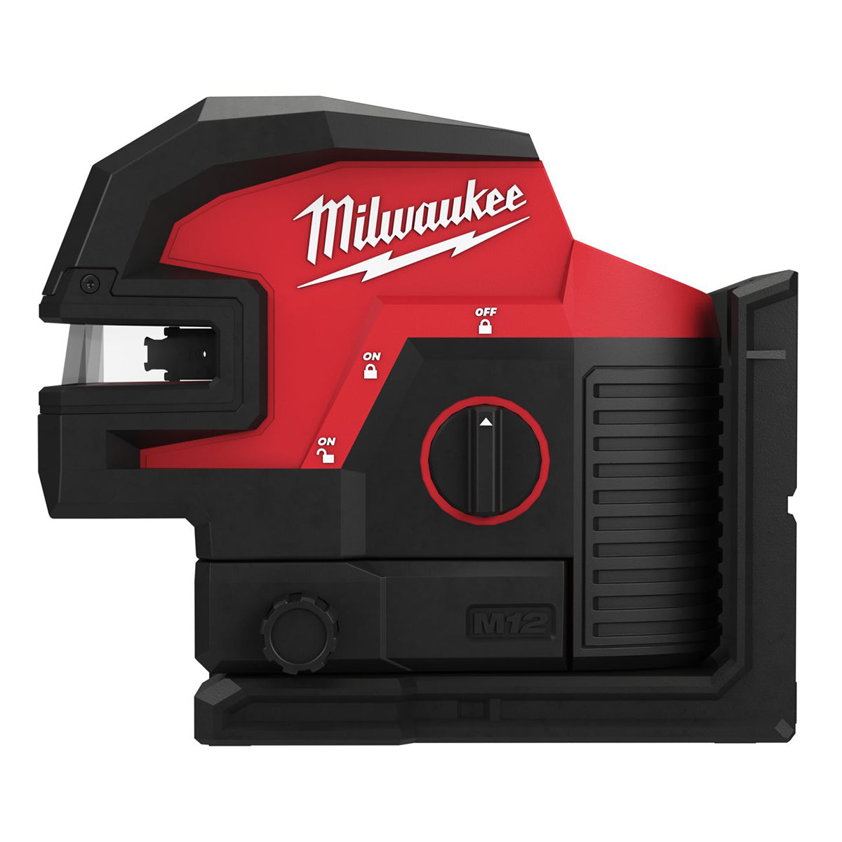 Milwaukee M12CLL4P-201C 12V 4 Points Green Cross Line Laser with 1 x 2.0Ah Battery, Charger & Case