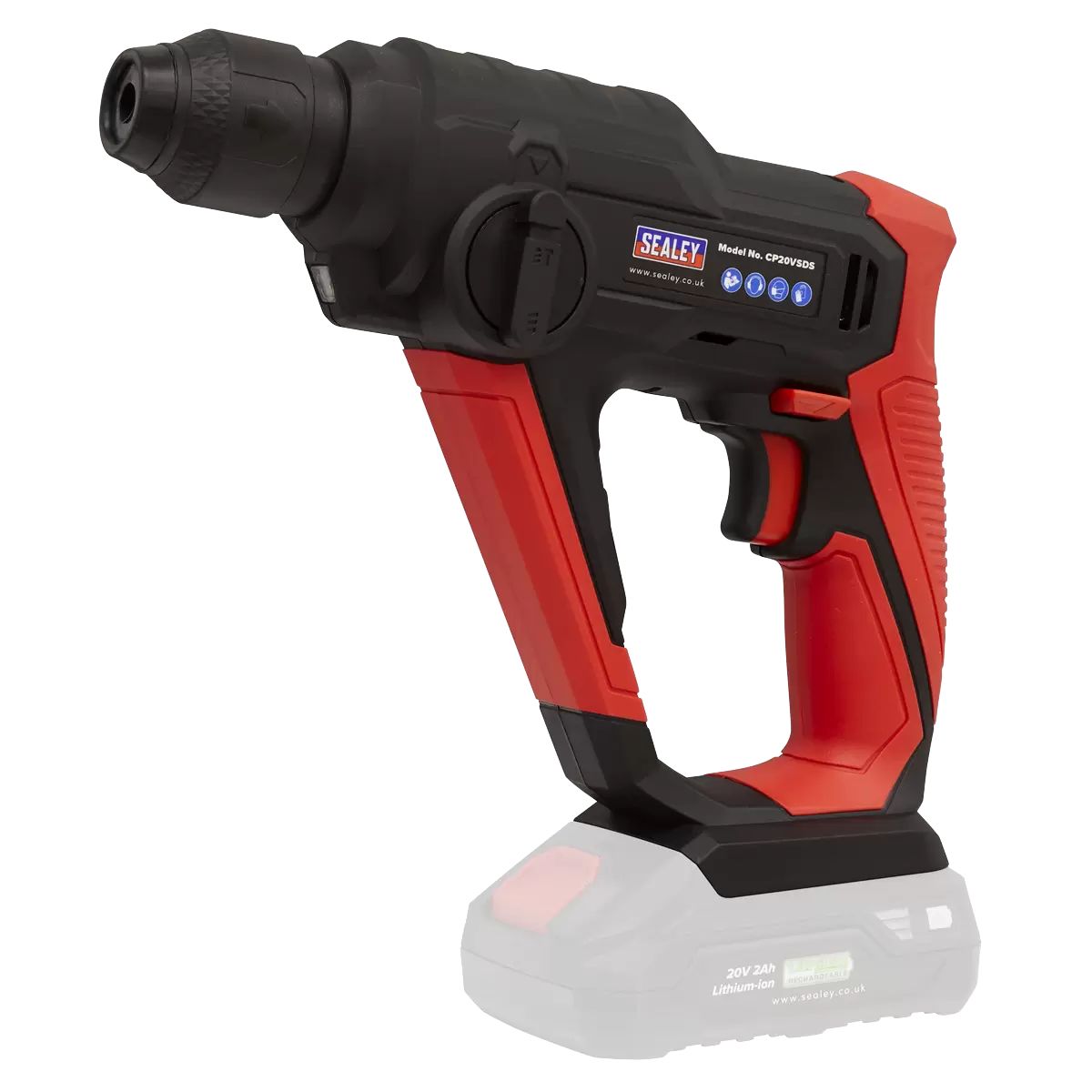 Sealey CP20VSDSKIT1 20V Rotary Hammer Drill Kit With Battery & Charger