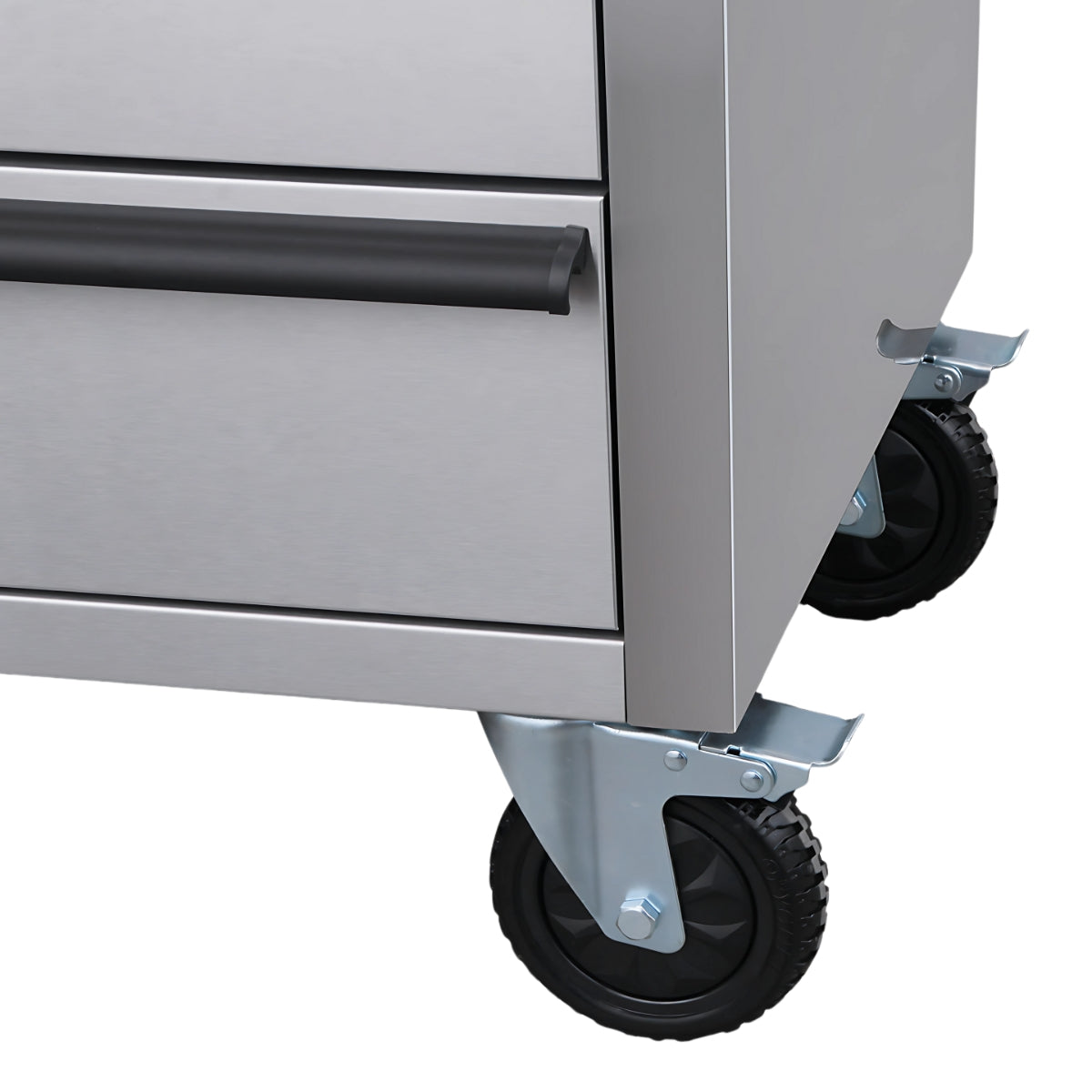 Excel 41inch 12 Drawer Stainless Steel Roller Tool Chest Cabinet & 2 Tall Cabinet