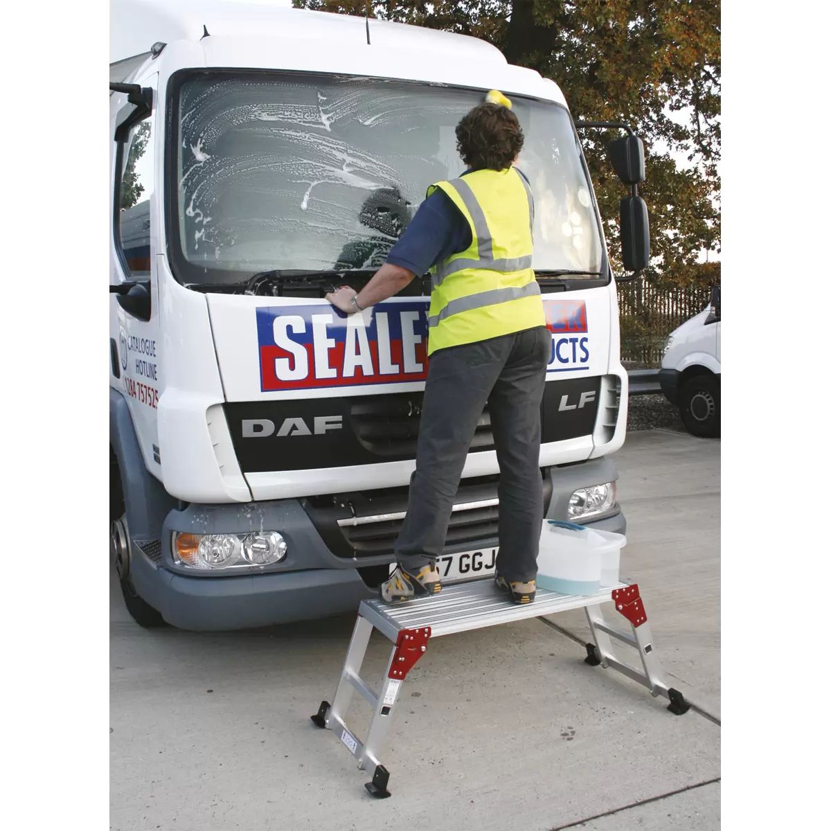 Sealey APS2 Aluminium Folding Platform 2-Tread