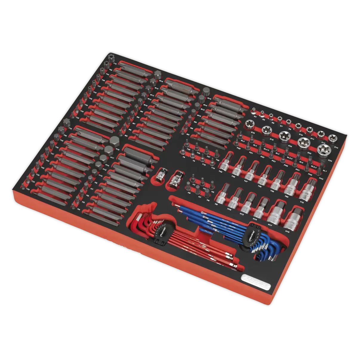 Sealey TBTPBCOMBO4 Black Tool Chest Combination 23 Drawer 446pc