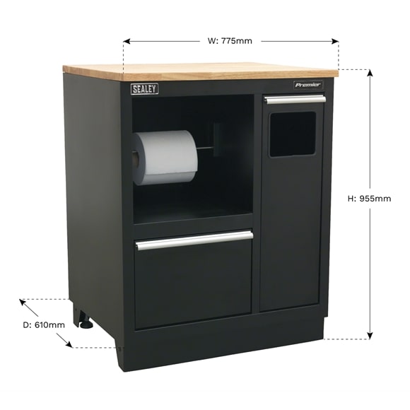 Sealey APMS20 775mm Heavy-Duty Modular Floor Cabinet Multifunction