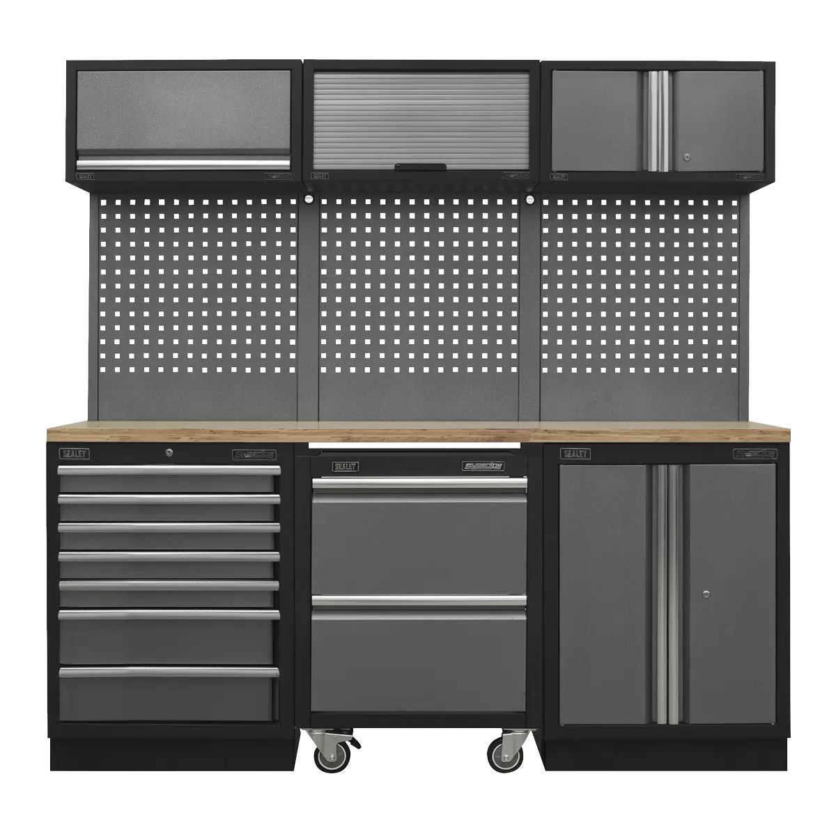 Sealey APMSSTACK12W 2.04m Storage System Pressed Wood Worktop