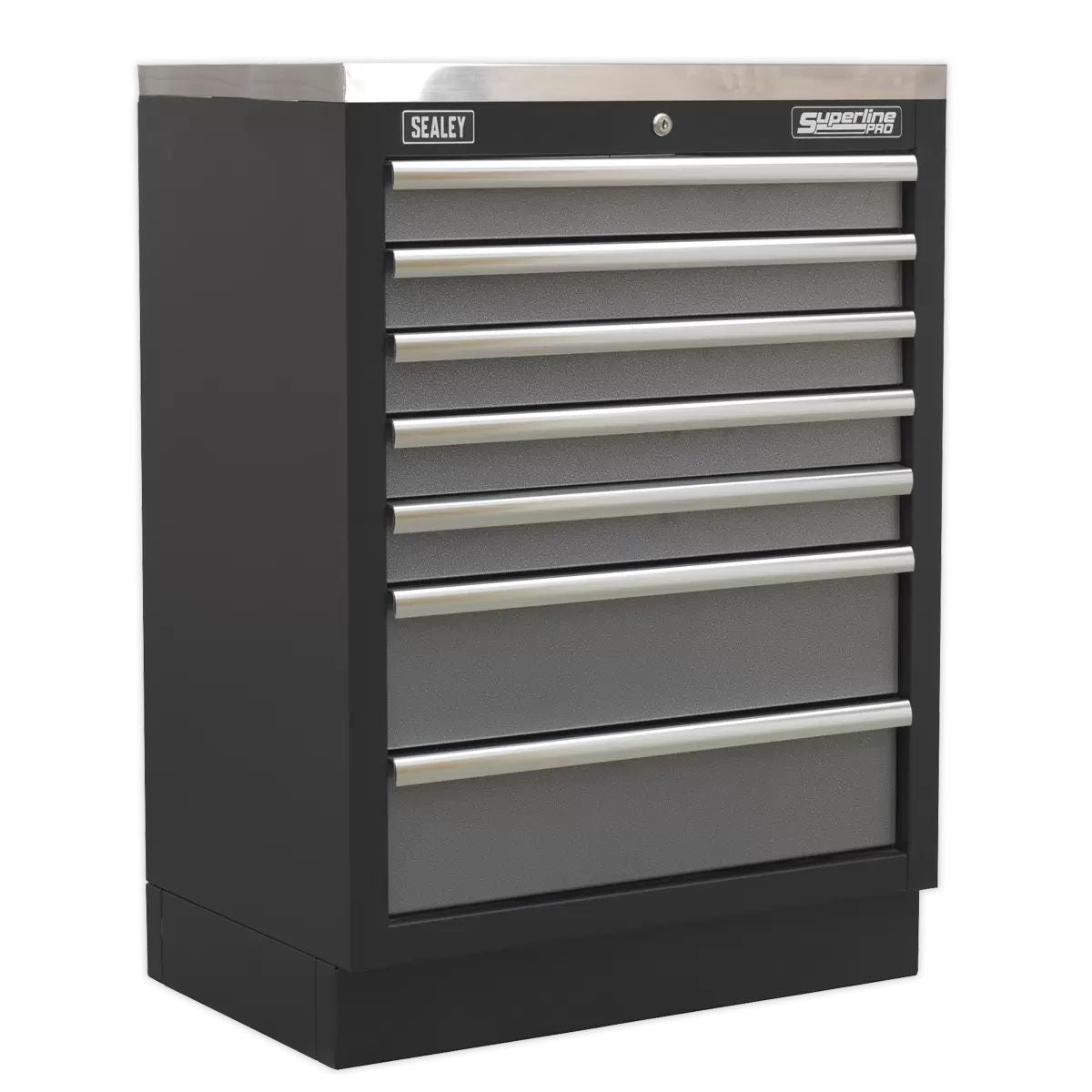 Sealey APMSSTACK08SS Modular 1.6m Storage System Combo Stainless Steel Worktop