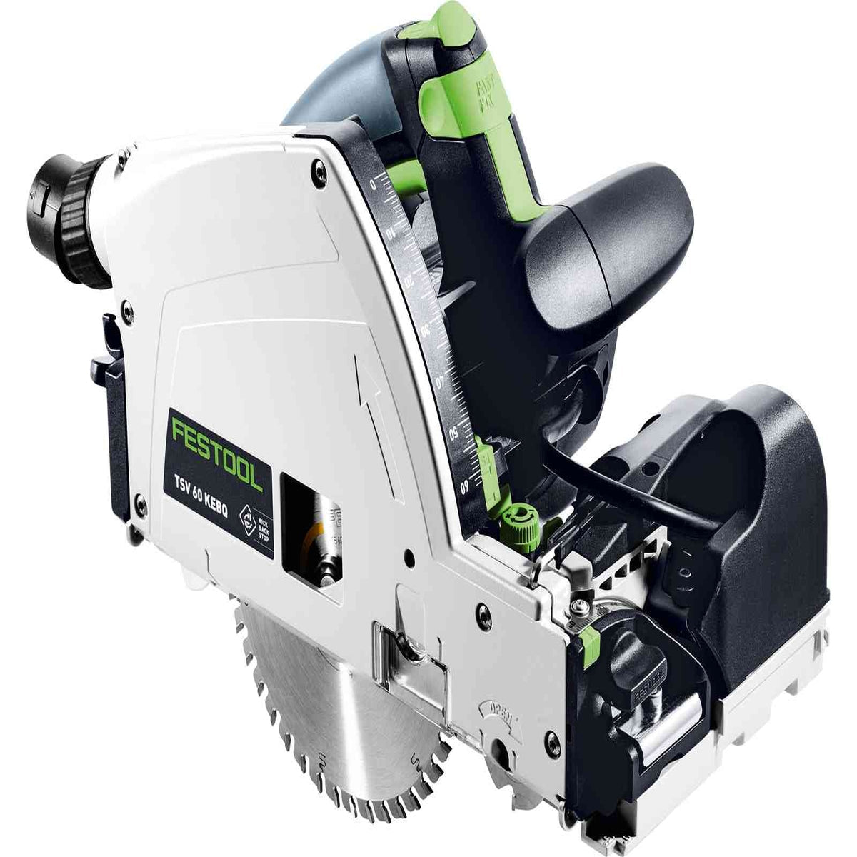 Festool TSV 60 KEB-Plus 110V GB 168mm Plunge-Cut Saw With Scoring Function In Systainer - 576734