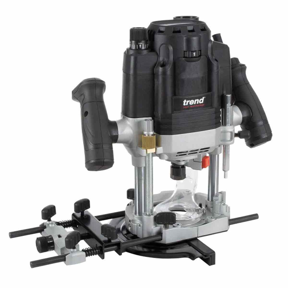 Trend T8EK 1/2in Dual Mode Plunge Router 240V with 35 Piece Cutter Set & Case