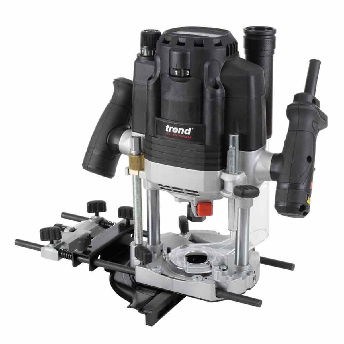 Trend T8EK 1/2in Dual Mode Plunge Router 240V with 35 Piece Cutter Set & Case
