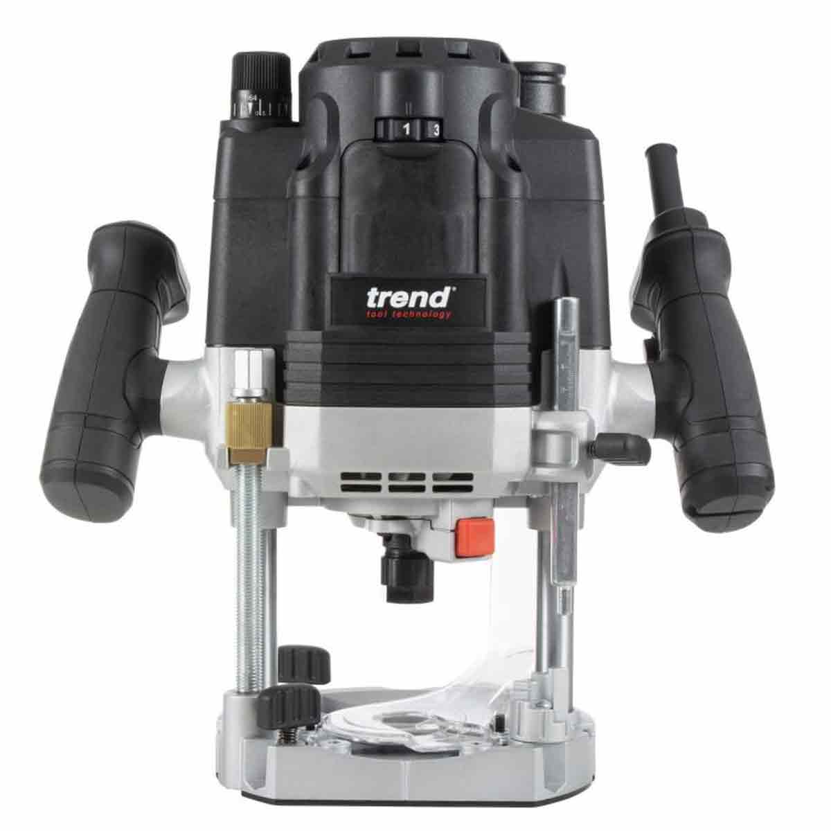 Trend T8EK 1/2in Dual Mode Plunge Router 240V with 35 Piece Cutter Set & Case