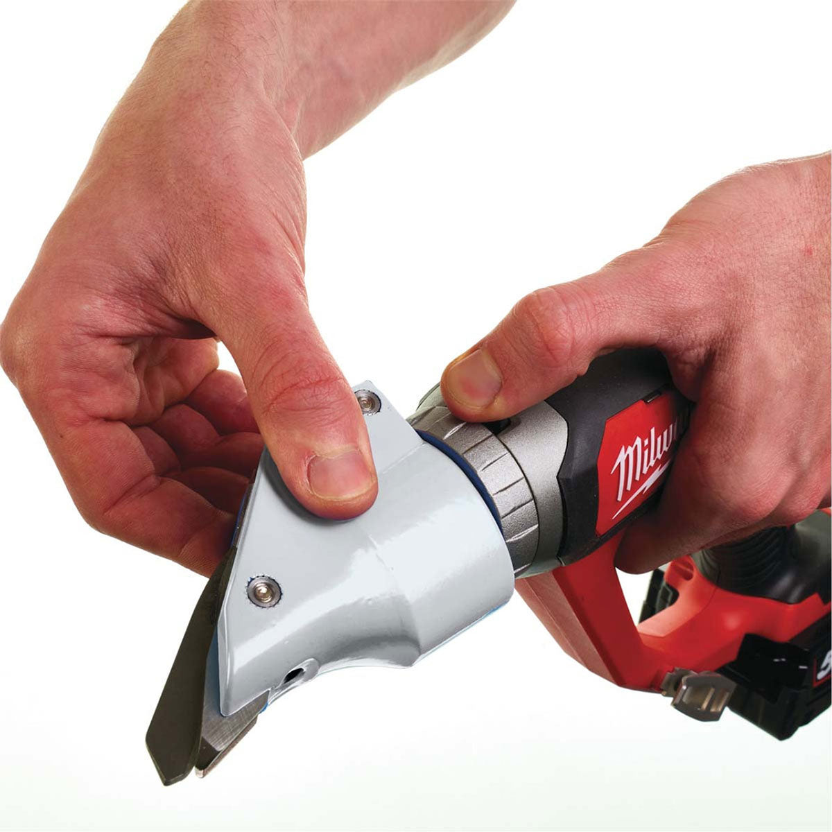 Milwaukee M18BMS12-0 18V 1.2mm Metal Shear with 1 x 3.0Ah Battery & Charger