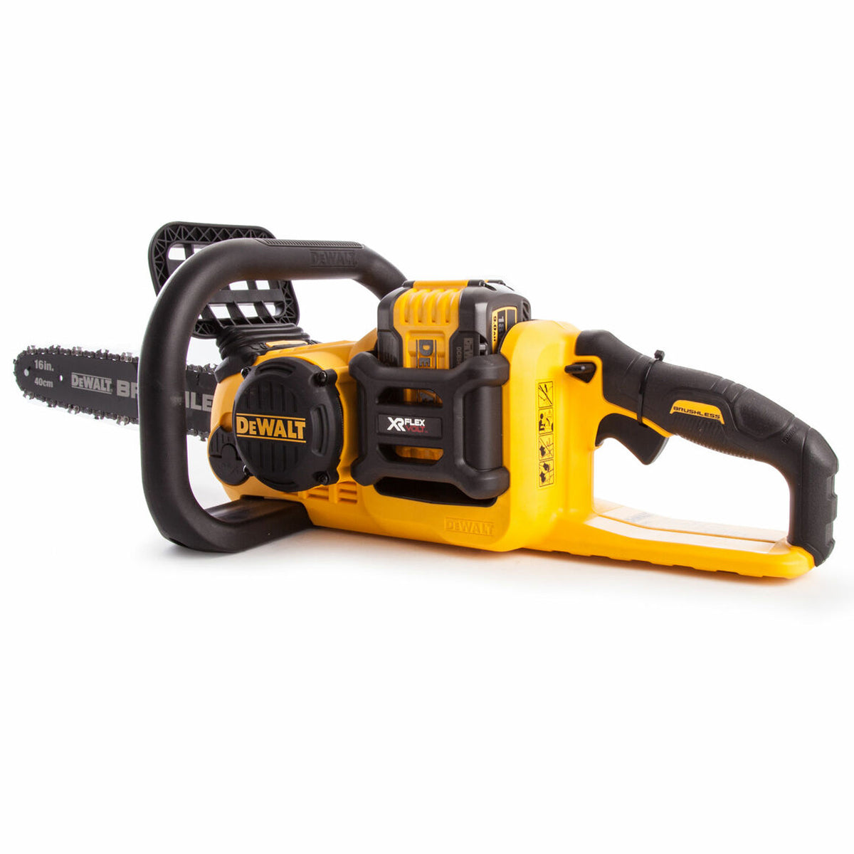 DeWalt DCM575X1 54V Flexvolt Brushless High-Power Cordless Chainsaw with 1 x 9.0/3.0Ah Battery & Charger