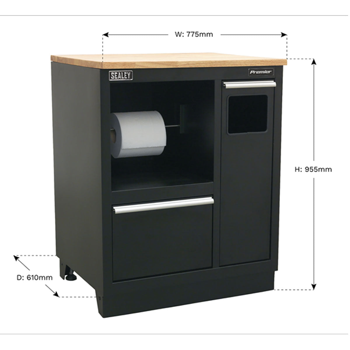 Sealey APMS20 775mm Heavy-Duty Modular Floor Cabinet Multifunction