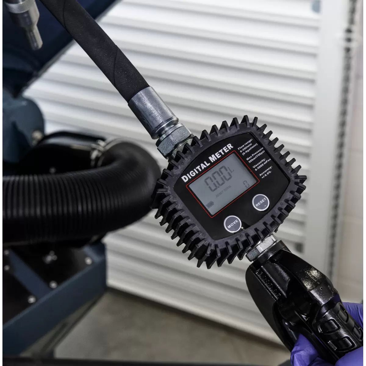 Sealey AK4562D Oil Dispensing System Air Operated with 10mtr Retractable Hose Reel