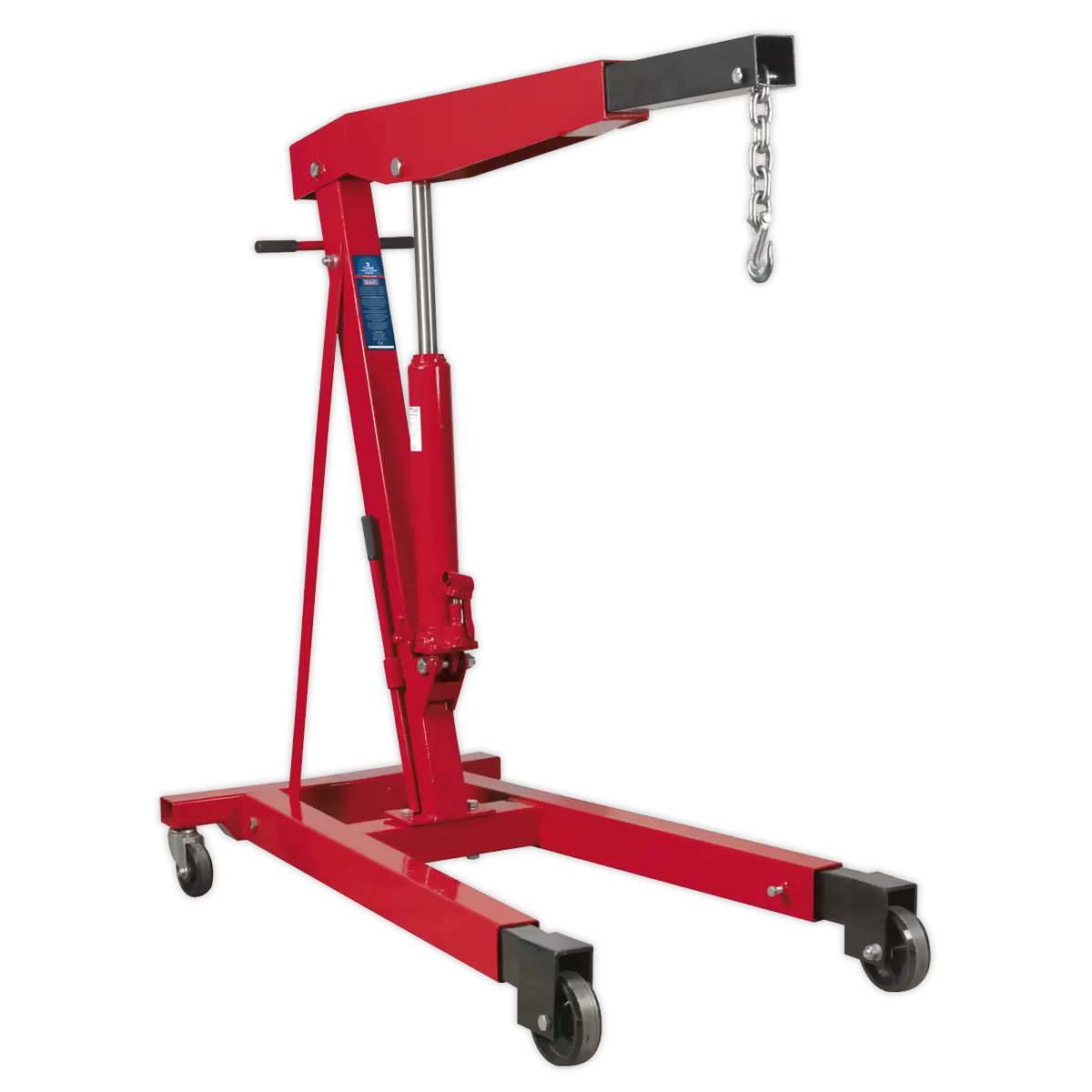Sealey PH30 3tonne Fixed Frame Engine Crane with Extendable Legs