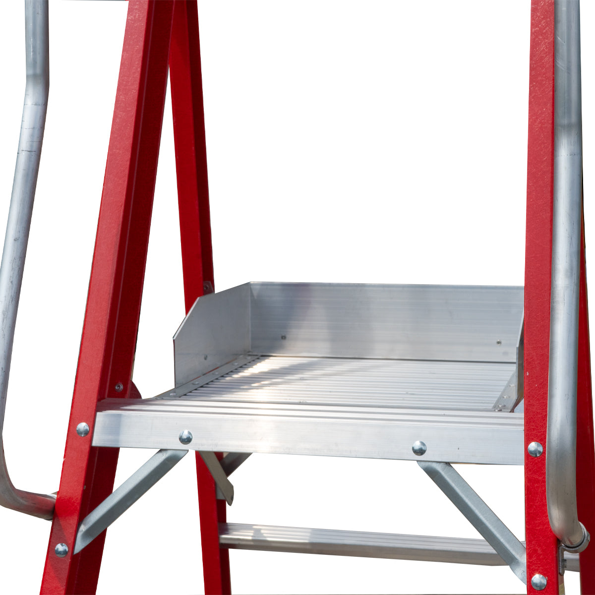 Excel Electricians Fibreglass Podium Step Ladder 4 Tread 2.04m EN131-7